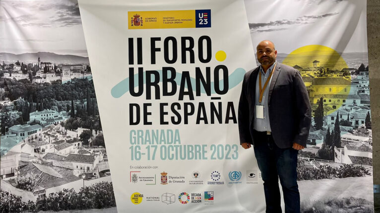 Jorge Ivars, concejal de Proyectos Europeos del Ayuntamiento de Benissa, en el II Foro Urbano de Espana