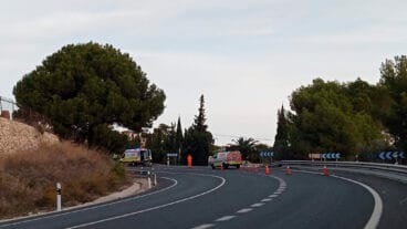 lugar del accidente entre calp y benissa