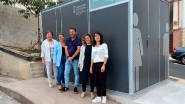 Nuevo módulo con tres aseos para dar servicio al mercadillo semanal de Calp