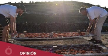 Opinión Elaboración de la pasa en El Poble Nou de Benitatxell