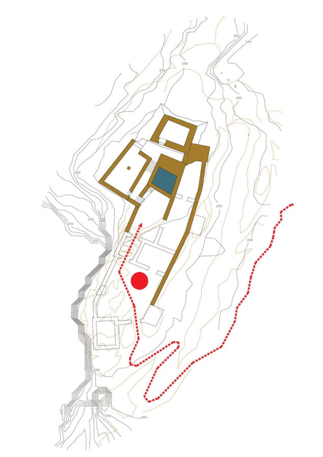 Imagen: Plano del castell de l'Ocaive - Ajuntament de Pedreguer