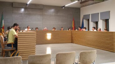 pleno en el ayuntamiento de pego en octubre de 2023