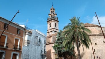 Torre del campanario de la Iglesia de la Asunción de Pego