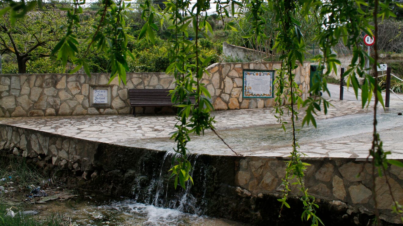 Vista de la Font de la Jana de Teulada