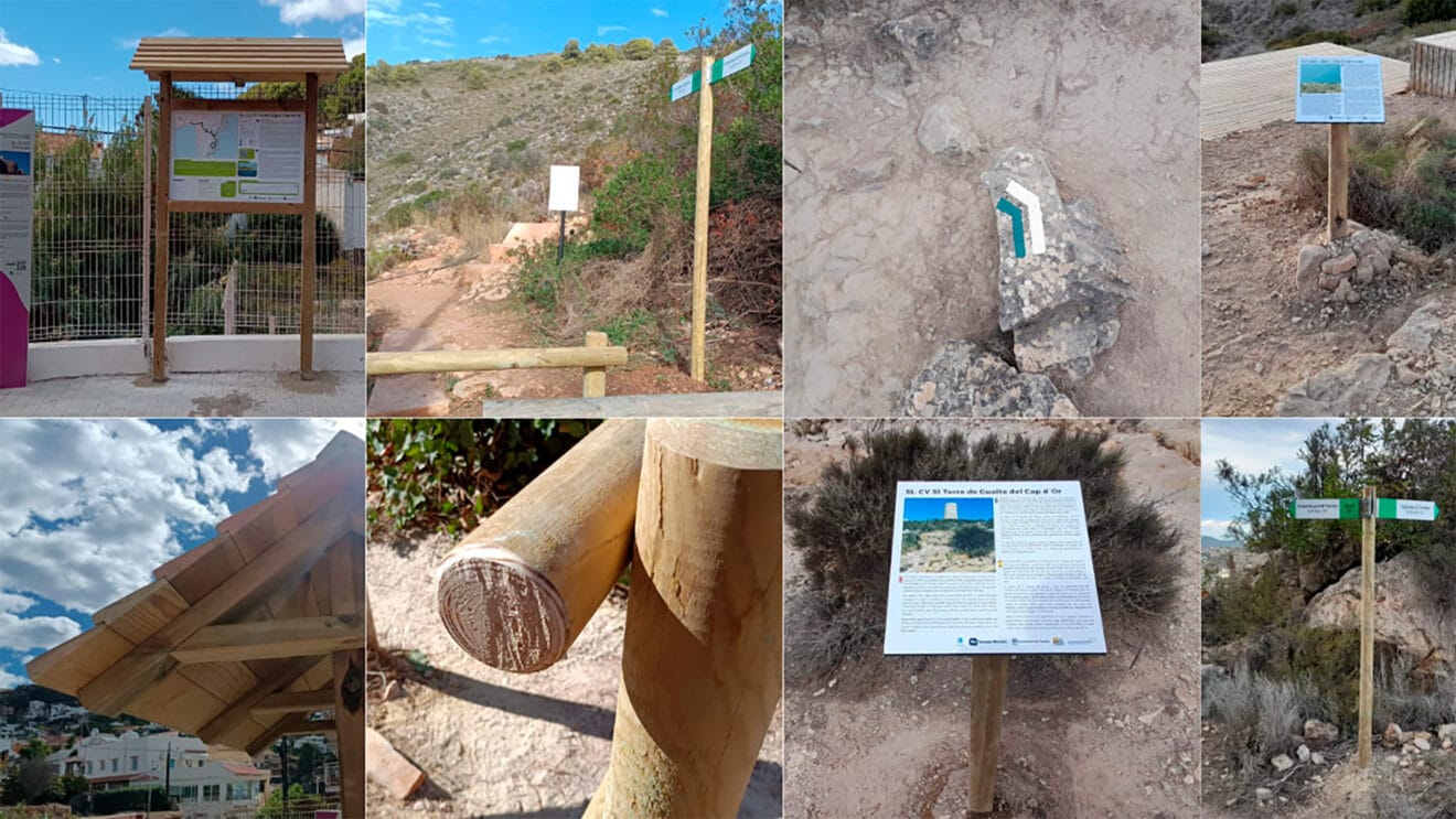 Actuaciones en el sendero de Teulada