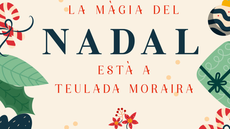 Cartel de la programación de Navidad de Teulada Moraira 2023