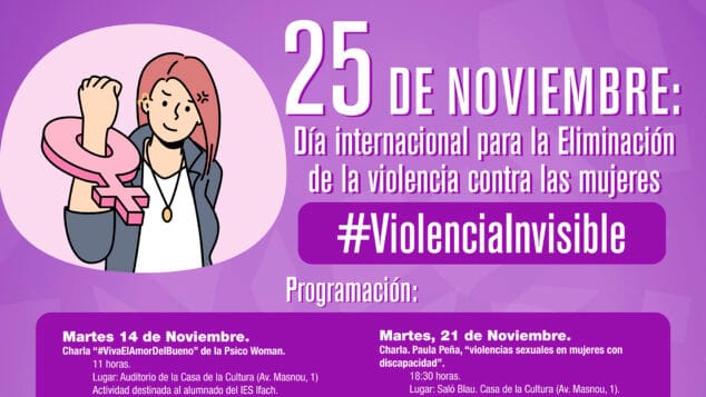 cartel del 25n en calp