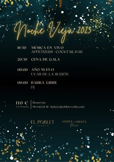 Celebra una nochevieja especial de la mano de El Poblet Events