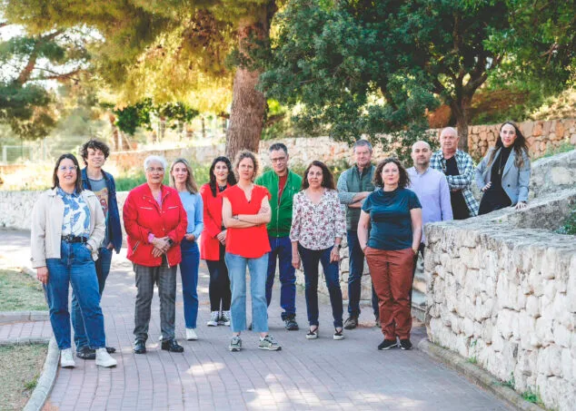 Imagen: Componentes del PSPV-PSOE de Pedreguer