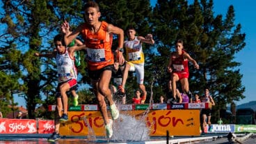 El atleta Marco García Torres (El Poble Nou de Benitatxell) en Gijón