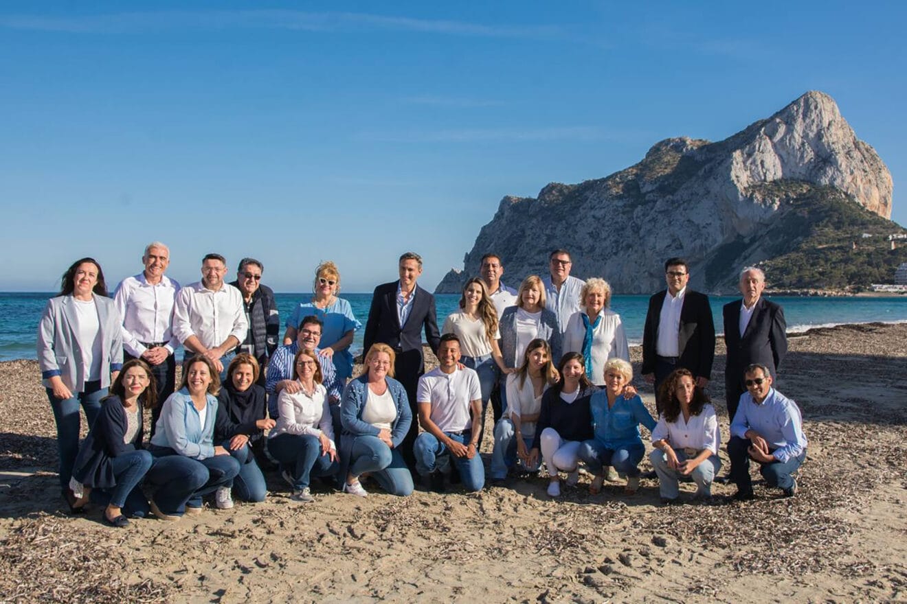 Equipo del Partido Popular Calpe (archivo)