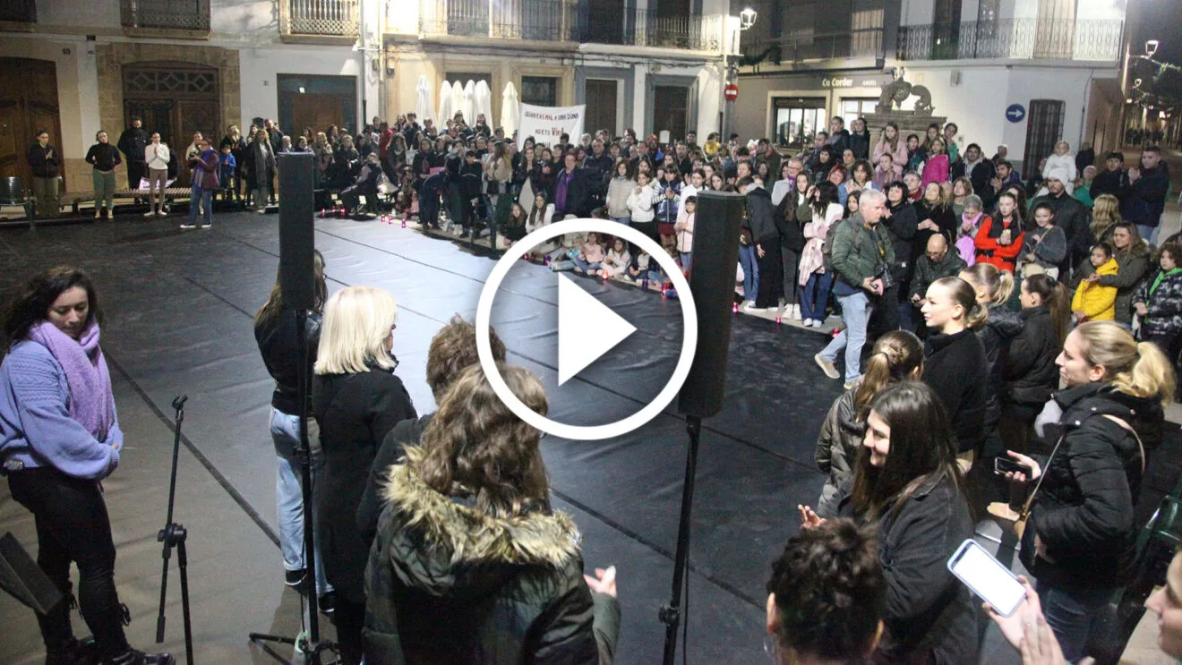 Manifestación comarcal el 25N contra las violencias machistas (vídeo)