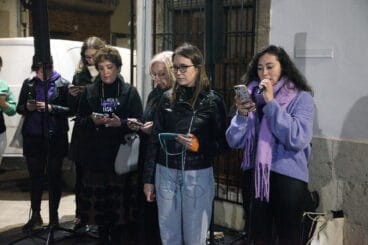 Manifestación comarcal el 25N en Gata de Gorgos 13
