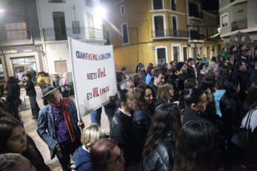 Manifestación comarcal el 25N en Gata de Gorgos 20