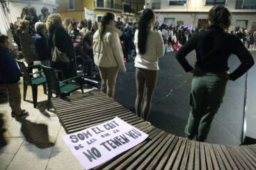Manifestación comarcal el 25N en Gata de Gorgos 24