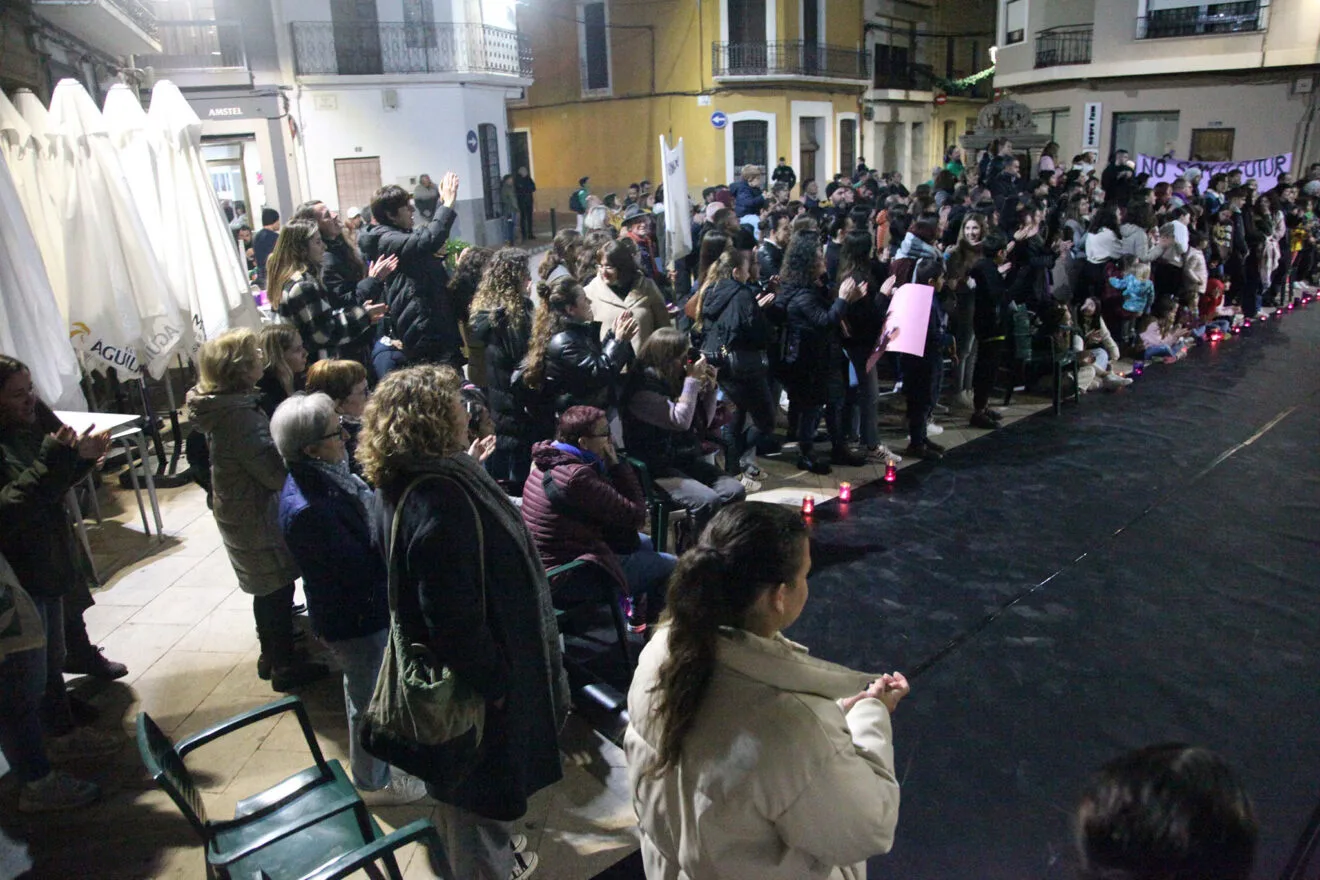 Manifestación comarcal el 25N en Gata de Gorgos 25