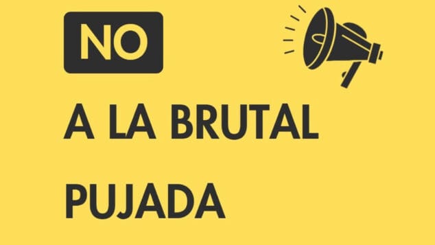 manifestacion en benissa contra la subida del ibi y el ivtm