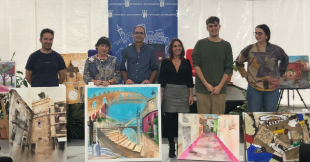 Imagen: Premiados del concurso de pintura rápida de Ondara
