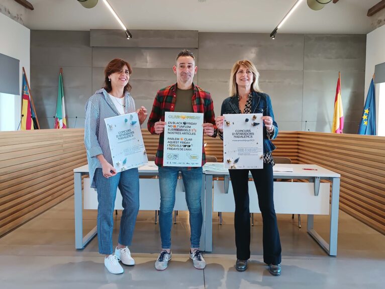 Presentación de la Nit en Blanc y la iniciativa 'Clar Friday' en Pego