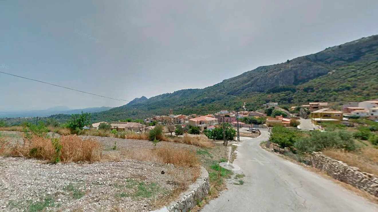 Vista de Benimaurell (La Vall de Laguar)