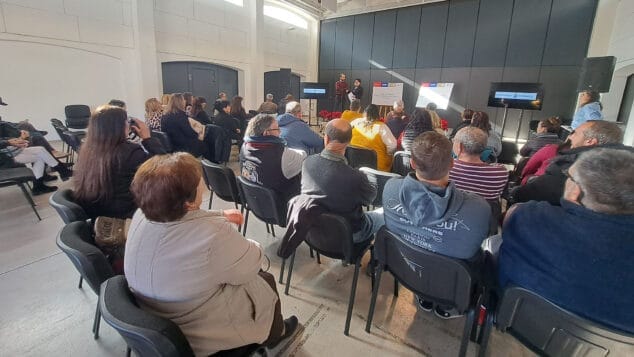 Imagen: Acto de clausura de los talles de ocupación en Ondara