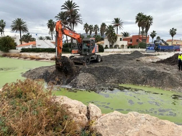 Imagen: Actuación de Costas en el Riu Girona