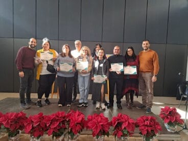 Alumnas del taller de atención sociosanitaria a personas dependientes en Ondara