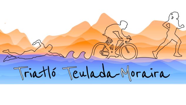 Imagen: Cartel del triatlón de Teulada-Moraira