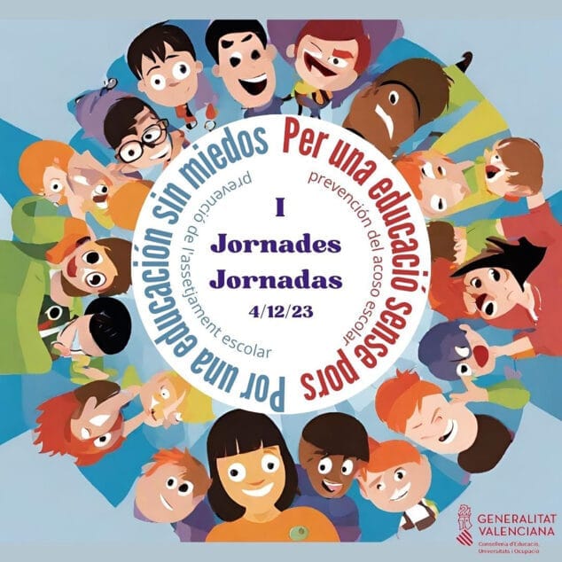 Imagen: Cartel generado con IA utilizado por la Conselleria d'Educació