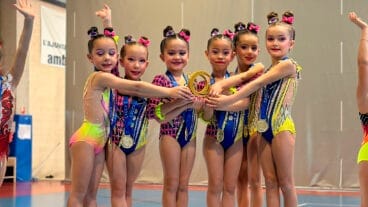 conjunto sub 7 del club les marines de calp campeonas autonomicas