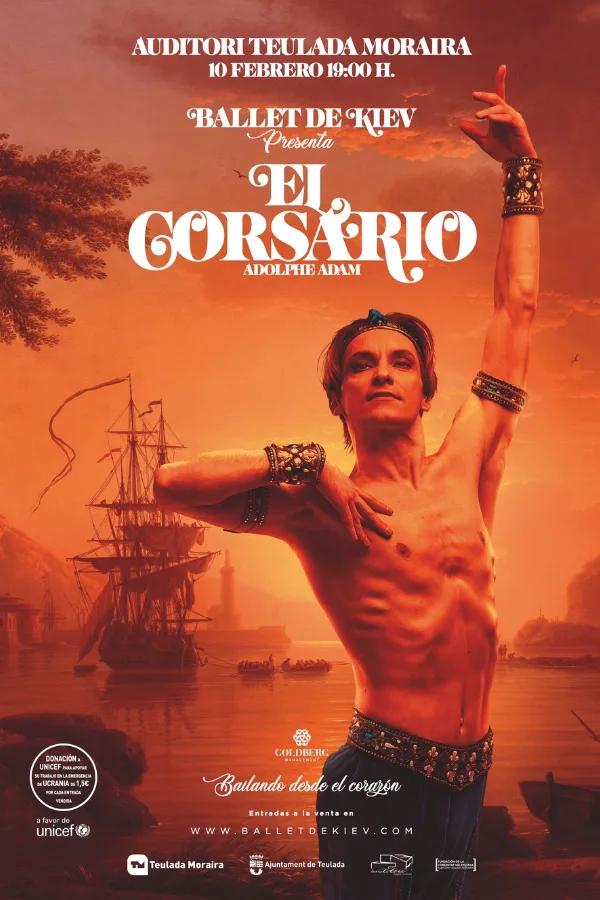 El Corsario llega a Auditori Teulada Moraira el 10 de febrero
