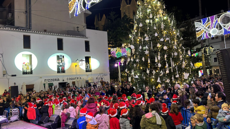 Encendido de luces de Navidad en Benissa