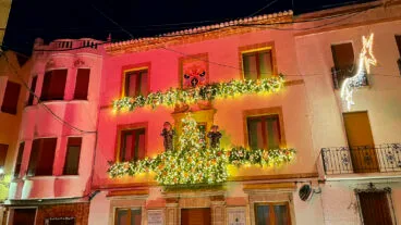 Encendido de luces navideñas en Benitatxell