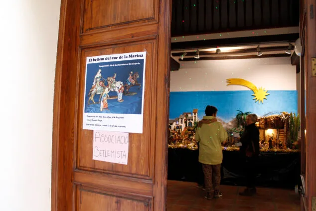 Imagen: Entrada al belén de Pego