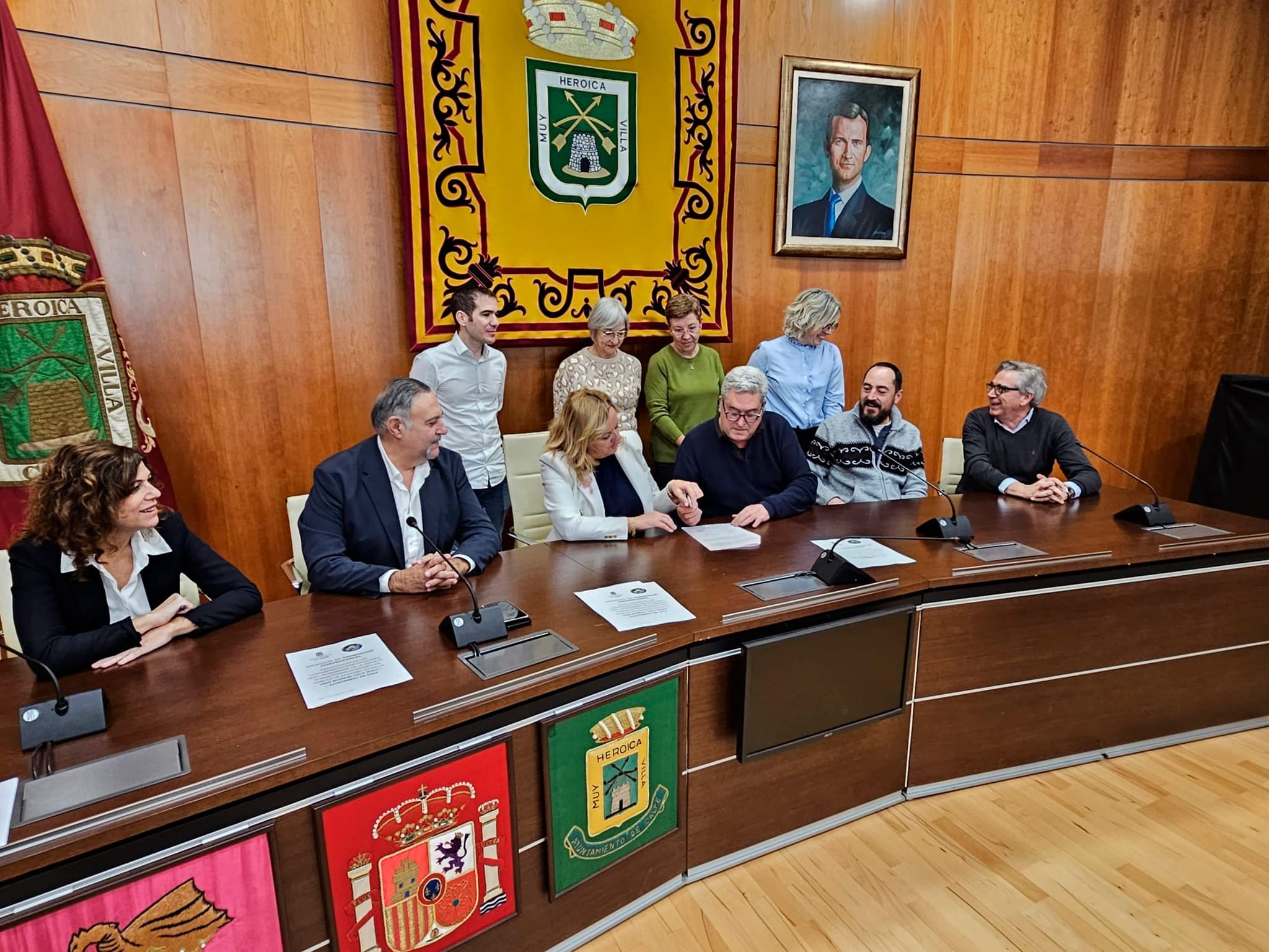 formalizacion del convenio entre el ayuntamiento de calp y la unio musical calp ifach