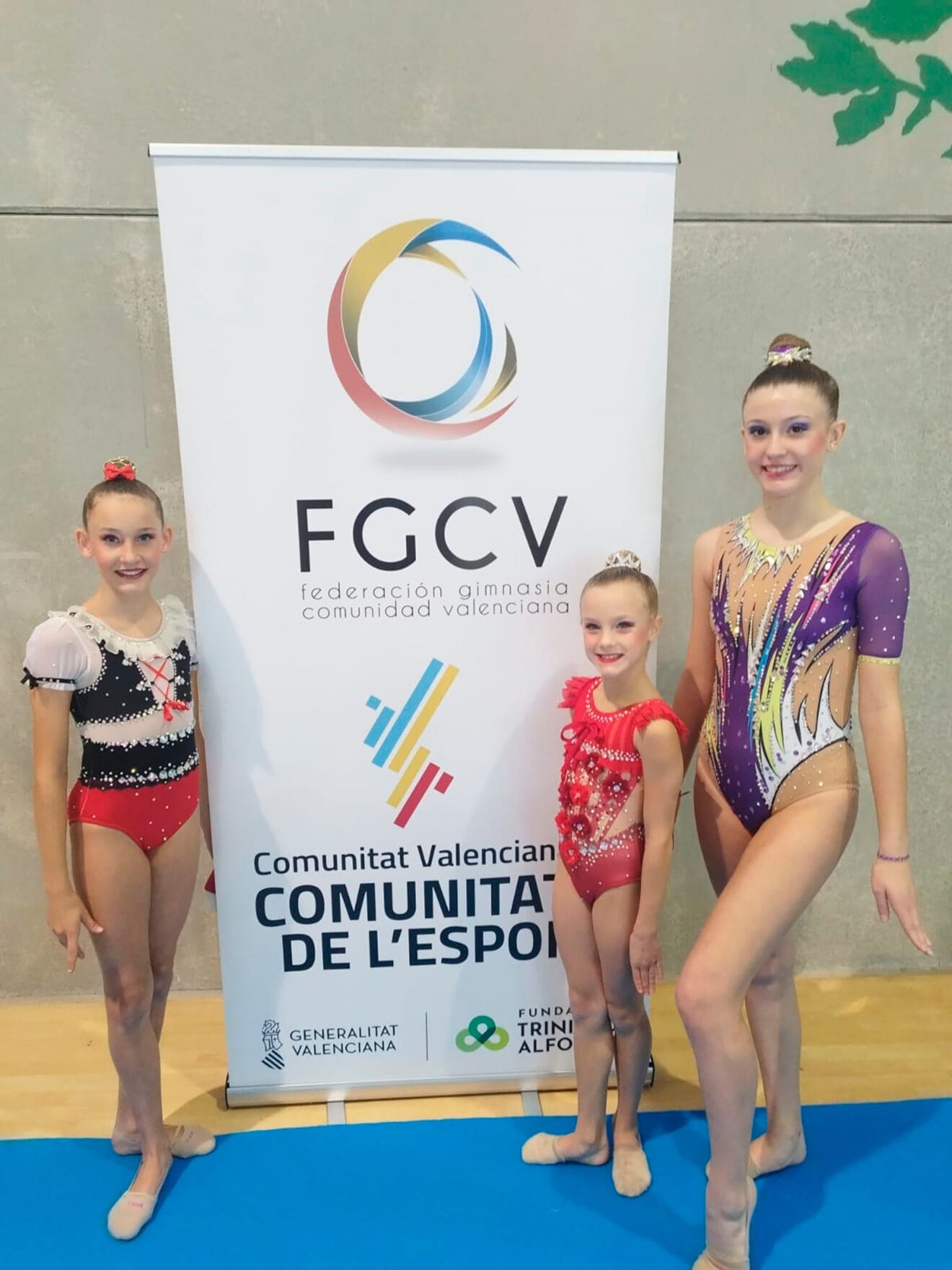 Gimnastas del C.G. Les Marines de Calp