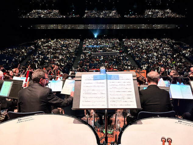 Imagen: La Universal Symphony Orchestra desde dentro