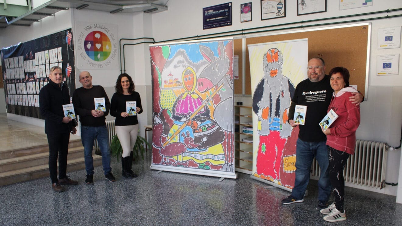 Presentación de 'La Gironera i la bruixa de la boira' en el CEIP Sanchis Guarner d’Ondara