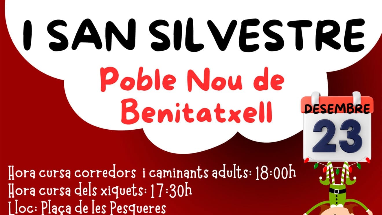 Primera carrera San Silvestre en Benitatxell