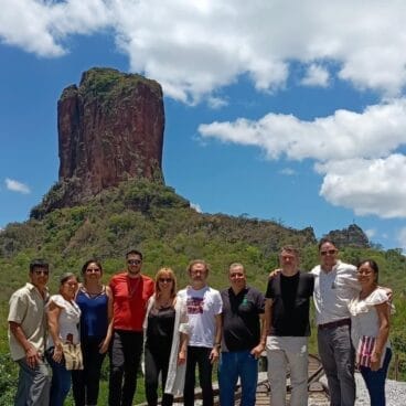 Representantes del Fons Valencià per la solidaritat en Bolivia