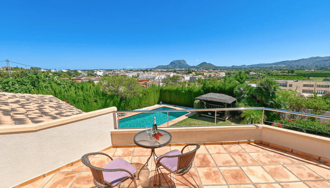Terraza para desayunar con las mejores vistas