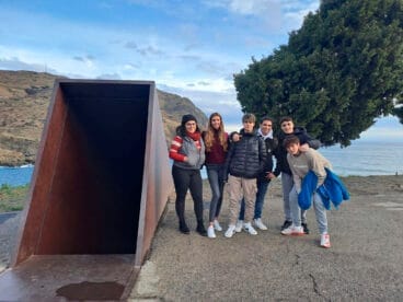 Viaje de los alumnos del IES Teulada para su trabajo sobre memoria histórica
