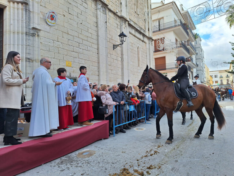 Bendición de animales por Sant Antoni en Benissa 2024 112