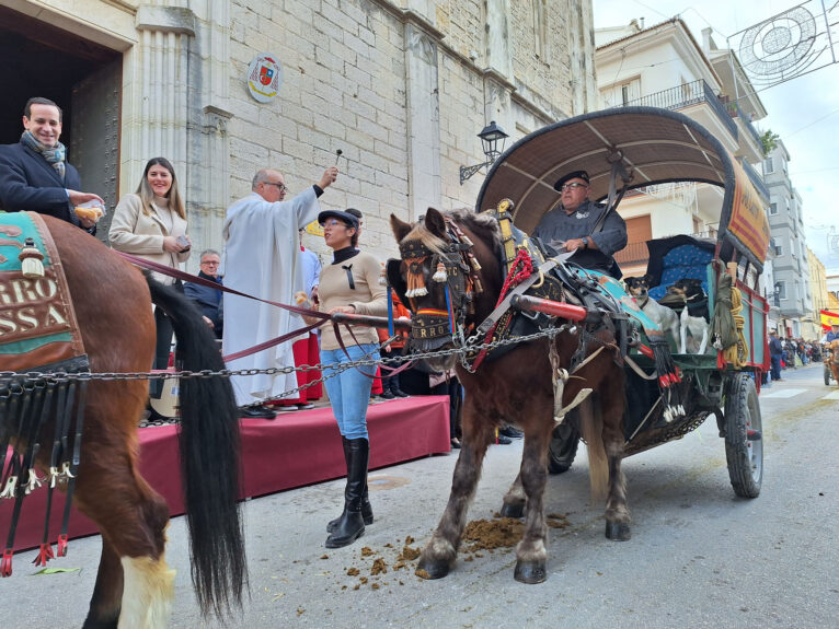 Bendición de animales por Sant Antoni en Benissa 2024 91