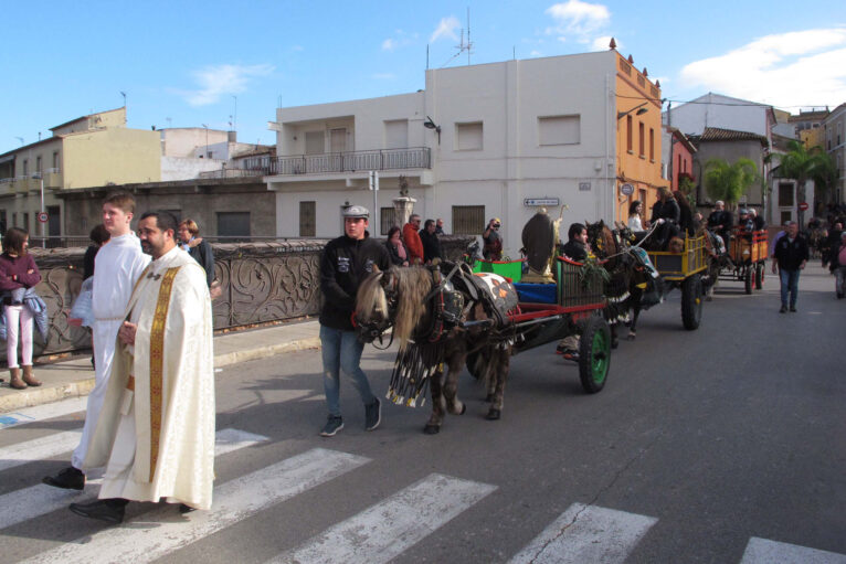 Bendición de animales por Sant Antoni en Ondara en 2024 03