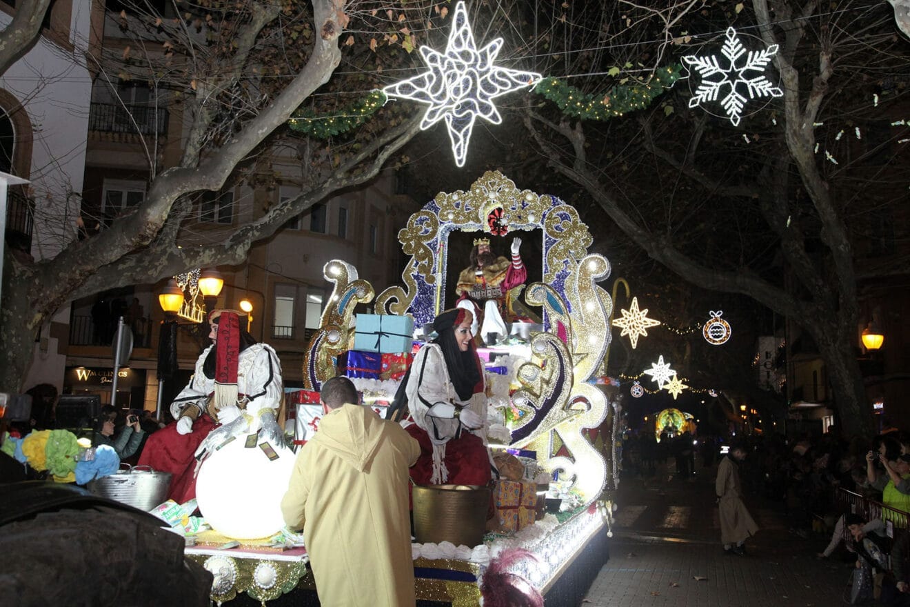 Cabalgata de Reyes Magos en Dénia en 2023