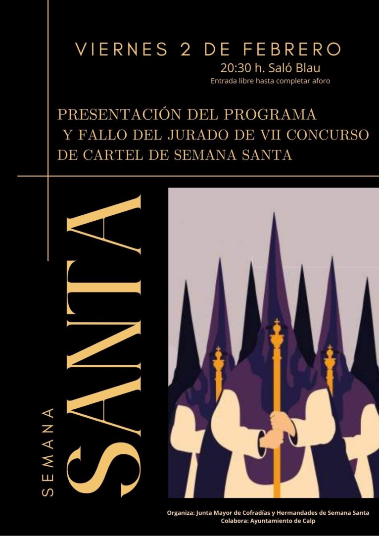 Cartel Acto Semana Santa