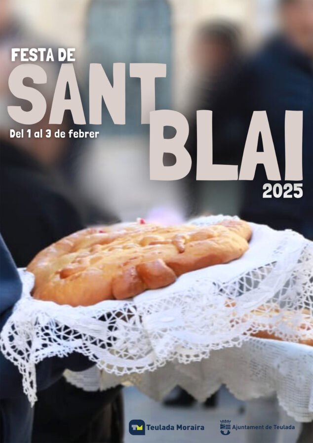 Imagen: Cartel de la fiesta de Sant Blai de Teulada Moraira de este año