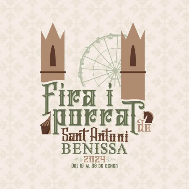 Imagen: Cartel de la Fira i Porrat de Benissa 2024