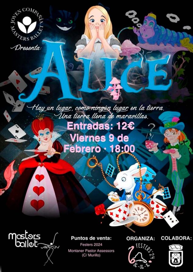 Imagen: Cartel del espectáculo Alice